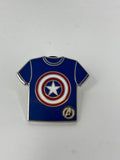 Disney Hidden Mickey Mystery 2024 Marvel Avengers T-Shirt Captain America Pin 1/5