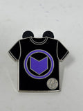 Disney Hidden Mickey Mystery 2024 Marvel Avengers T-Shirt Hawkeye Pin 3/5