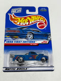 Hot Wheels 1998 First Editions 20/40 ‘40 Ford #654 Blue W/ Outlined Tampo