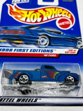 Hot Wheels 1998 First Editions 20/40 ‘40 Ford #654 Blue W/ Outlined Tampo