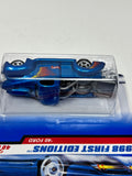Hot Wheels 1998 First Editions 20/40 ‘40 Ford #654 Blue W/ Outlined Tampo