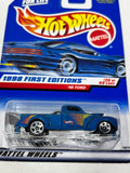 Hot Wheels 1998 First Editions 20/40 ‘40 Ford #654 Blue W/ No Outlined Tampo