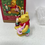 Hallmark Keepsake Ornament Disney Winnie The Pooh Piglet’s Jack-in-the-Box 2000