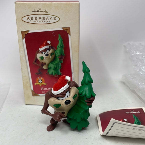 Hallmark Keepsake Ornament Looney Tunes “Holiday Treat” Taz 2002