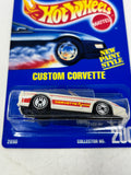 Hot Wheels 1991 Custom Corvette #200 White