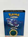 Pokémon Sapphire Limited Edition Collector’s Coin Kygore New