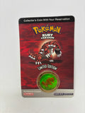 Pokémon Ruby Limited Edition Collector’s Coin Groudon New