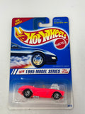 Hot Wheels 1995 New Model Series 3/12 ‘58 Corvette Coupe #341 Pink 7Spk
