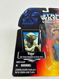 Kenner Star Wars The Power of the Force Yoda with Jedi Trainer Backpack and Gimer Stick 1995