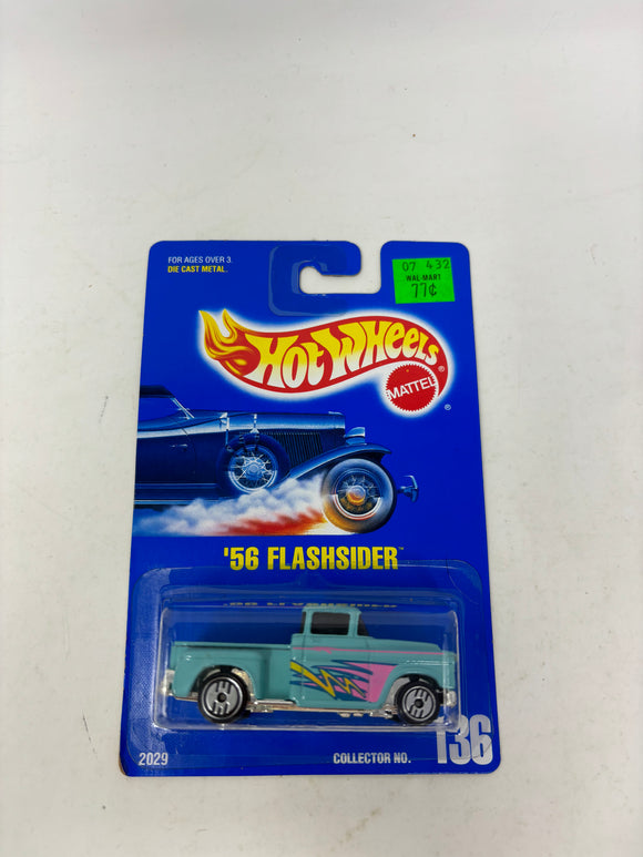 Hot Wheels 1:64 Diecast 1992 Blue Card ‘56 Flashsider Coll. #136