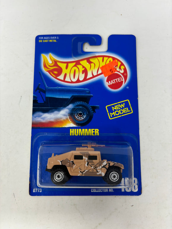 Hot Wheels 1:64 Diecast 1992 Blue Card Hummer Coll. #188 Peach Color Variant