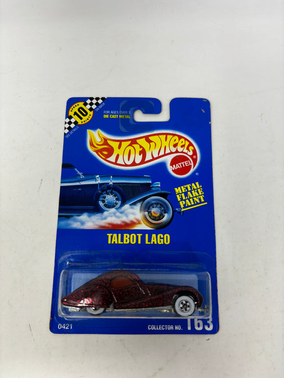 Hot Wheels 1:64 Diecast 1991 Speed Points Blue Card Talbot Lago Coll. #163