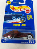 Hot Wheels 1:64 Diecast 1991 Speed Points Blue Card Talbot Lago Coll. #163