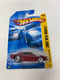 Hot Wheels 2007 New Models ‘69 Ford Mustang 4/36 004/180 Burgundy
