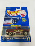 Hot Wheels 1990 Blue Card Bywayman 77 Dark Red