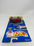 Hot Wheels 1990 Blue Card Bywayman 77 Dark Red