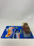 Hot Wheels 1990 Blue Card Bywayman 77 Dark Red