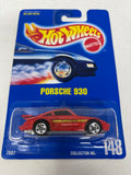 Hot Wheels 1991 Porsche 930 148 Red Turbo