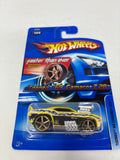 Hot Wheels 2006 ‘Tooned ‘69 Camaro Z28 #124 FTE Card Yellow