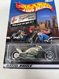 Hot Wheels 2000 Jiffy Lube Blastlane Motorcycle White