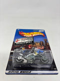 Hot Wheels 2000 Jiffy Lube Blastlane Motorcycle White