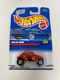Hot Wheels 1998 Blue Card Baja Bug #835 Red Car