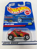 Hot Wheels 1998 Blue Card Baja Bug #835 Red Car