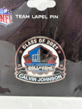 Pro Football Hall of Fame Pin Class of 2021 Calvin Johnson