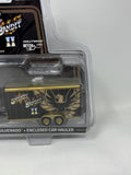 Greenlight Hollywood Smokey and the Bandit 1980 Pontiac Trans Am 2015 Chevy Silverado Enclosed Car Hauler