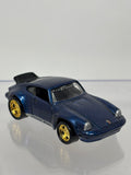 Loose Hot Wheels 2001 Porsche 911 Final Run Dark Blue