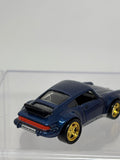 Loose Hot Wheels 2001 Porsche 911 Final Run Dark Blue