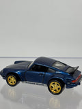 Loose Hot Wheels 2001 Porsche 911 Final Run Dark Blue