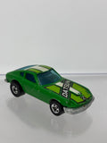 Loose Hot Wheels 1977 Datsun Z Whiz Blackwall Green