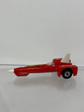 Loose Hot Wheels 1982 Tri Car X8 Red W/ Flames