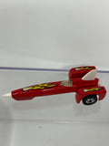 Loose Hot Wheels 1982 Tri Car X8 Red W/ Flames