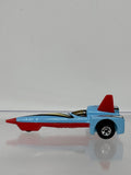 Loose Hot Wheels 1989 49 Tri Car X8 Light Blue Promo