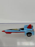 Loose Hot Wheels 1989 49 Tri Car X8 Light Blue Promo