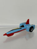 Loose Hot Wheels 1989 49 Tri Car X8 Light Blue Promo