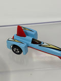 Loose Hot Wheels 1989 49 Tri Car X8 Light Blue Promo