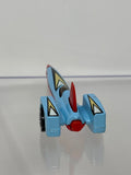 Loose Hot Wheels 1989 49 Tri Car X8 Light Blue Promo