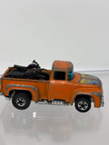 Loose Hot Wheels 1977 Hi Tail Hauler W/ Motorcycles Orange