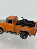 Loose Hot Wheels 1977 Hi Tail Hauler W/ Motorcycles Orange