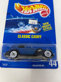 Hot Wheels 1991 Blue Card Classic Caddy 44 Blue