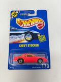 Hot Wheels 1990 Speed Points Chevy Stocker 170 Pink