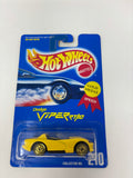 Hot Wheels 1991 Dodge Viper RT/10 #210 Yellow W/ Gold UH