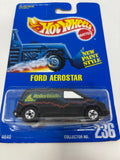 Hot Wheels 1991 Blue Card Ford Aerostar 236