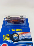 Hot Wheels 1991 Blue Card Zender Fact 4 177 Purple Metal Flake