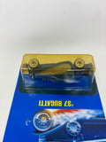 Hot Wheels 1991 Blue Card ‘37 Bugatti 28 Blue