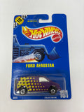 Hot Wheels 1990 Speed Points Card Ford Aerostar 151