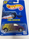 Hot Wheels 1990 Speed Points Card Ford Aerostar 151